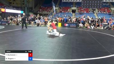 152 lbs Rnd Of 64 - Tristian Buchanan, Oklahoma vs Noah Rogers, Missouri