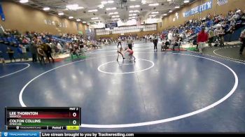 55 lbs Cons. Round 3 - Lee Thornton, Wasatch vs Colton Collins, Syracuse