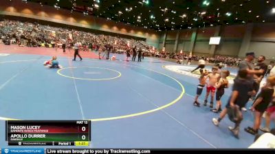 57-61 lbs Round 4 - Apollo Durrer, Oakdale vs Mason Lucey, Damonte Ranch Mustangs