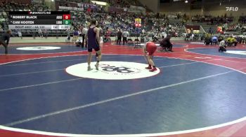 4A 120 lbs Cons. Round 1 - Robert Black, Arkadelphia High School vs Cam Hooten, Lonoke High School (7-12 Athletics)