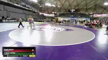 4 lbs Champ. Round 1 - Dash Riley, Issaquah vs Cyrus Comia, Tahoma