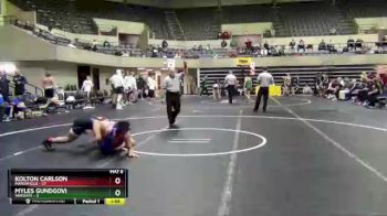 182 lbs Quarterfinals (8 Team) - Myles Gundgovi, Wayzata vs Kolton Carlson, Marshfield