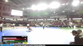170 lbs Semifinal - Jonathan Seamons, Nampa vs Fabrizio Argana, Meridian
