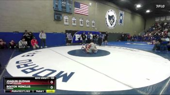 150 lbs Champ. Round 1 - Boston Monclus, Lompoc vs Joaquin Guzman, Tulare Western