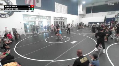 125 lbs 1st Place Match - MaryJane O`Neil, Team Thunder vs Kenslie Watts, Reign WC