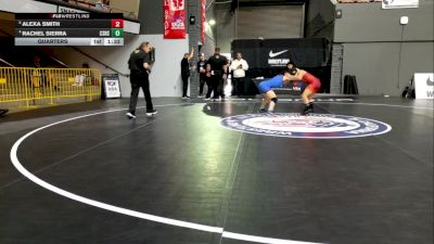 Quarters - Alexa Smith vs Rachel Sierra, Canyon Springs High School Wrestling