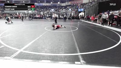 60 lbs Consi Of 8 #1 - Connor Smith, Rough Riders vs Truett Alm, Alton Little Redbird WC