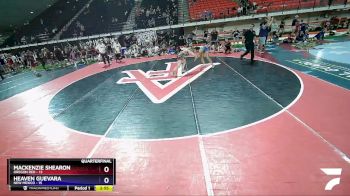 140 lbs Quarters & Wb (16 Team) - Mackenzie Shearon, Oregon Red vs Heaven Guevara, New Mexico