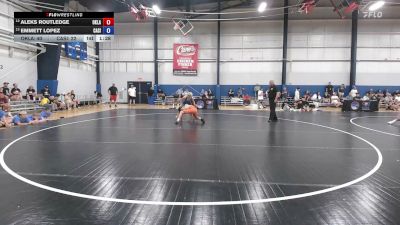 115 lbs Aleks Routledge, Oklahoma vs Emmett Lopez, California Silver