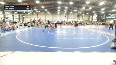 100 lbs Round Of 32 - Owen Koss, Whitted Trained National Dual Team - MS vs Liam Ivatts, TDWC Maniacs Grey - MS