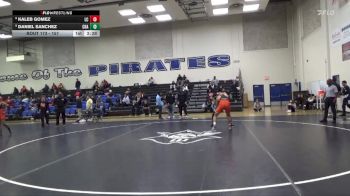 157 lbs Cons. Semi - Daniel Sanchez, Chabot College vs Kaleb Gomez, Lassen College