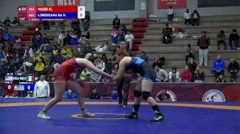 59 kg Round 3 - Haley Ward, USA vs Nubia Lorenzana, MEX