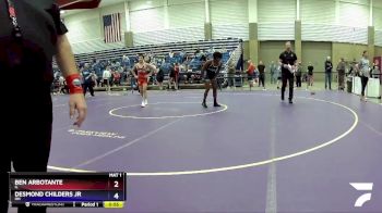 120 lbs Cons. Round 2 - Ben Arbotante, IL vs Desmond Childers Jr, OH