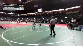 130 lbs 7th Place Match - Jonte Holloway, THWA vs Adam Amborski, PWCA