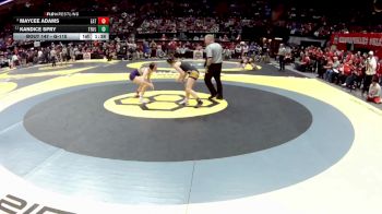 G-115 lbs Semifinal - Kandice Spry, G-Tri-Valley vs Maycee Adams, G-Eaton