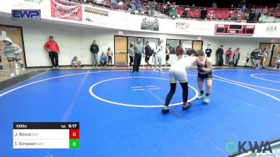 120 lbs Rr Rnd 3 - Cooper Couch, Grove Takedown Club vs Lincoln Mosby, Wyandotte Youth Wrestling