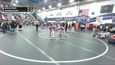 127 lbs 1st Place Match - Monica Gomez, Mater Dei vs Savannah Miller, No Affiliation