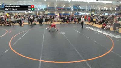 120 lbs Champ. Round 2 - Sawyer Boos, Unattached vs Garrett Runhaar, Unattached
