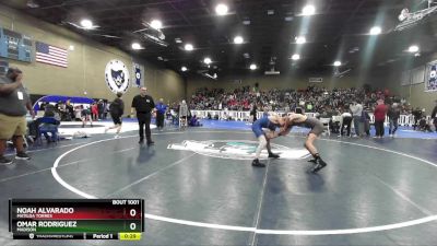 120 lbs Cons. Round 4 - Omar Rodriguez, Madison vs Noah Alvarado, Matilda Torres