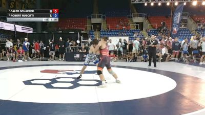 132 lbs Quarters - Caleb Schaefer, Indiana vs Robert Ruscitti, Illinois