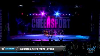 Louisiana Cheer Force - Peach [2021 L3 Youth - Medium Day 1] 2021 CHEERSPORT National Cheerleading Championship