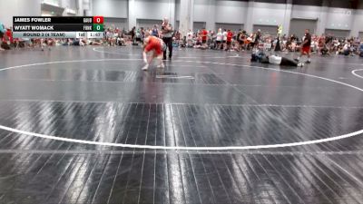 123 lbs Round 3 (4 Team) - Wyatt Womack, Funky Bunk vs James Fowler, GA United Blue