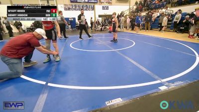 83 lbs Rr Rnd 3 - Wyatt Brien, Pawnee Wrestling Club vs Henry Hibdon, Barnsdall Youth Wrestling