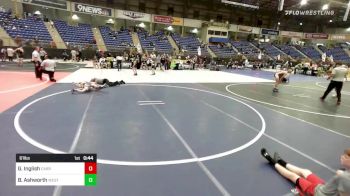 61 lbs 5th Place - Gannon Inglish, Carrington WC vs Brooks Ashworth, Westlake