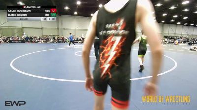 75 lbs Rr Rnd 1 - Kyler Robinson, POWA 14U vs James Boykin, Mat Warriors 14U