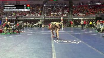2A-175 lbs Cons. Round 3 - Brady Grier, Williamsburg vs Brody Shipler, Algona