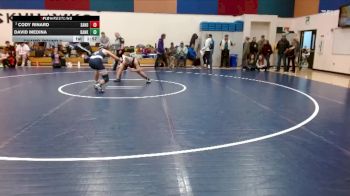 144 lbs Champ. Round 2 - Cody Rinard, Sandy vs David Medina, Banks