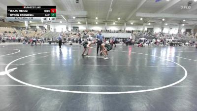 135 lbs Cons. Round 2 - Kyson Cornwall, Williamson Co Wrestling Club vs Isaac Meraz, Williamson Co Wrestling Club