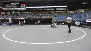 125 lbs Cons. Semi - 7 Allen Calderon, Indiana Tech vs 8 Anthony Hughes, Marian