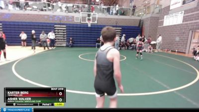 65 lbs Cons. Round 3 - Asher Walker, North Country Wrestling Club vs Karter Berg, Team Real Life