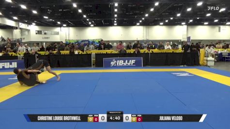 Juliana Veloso vs Christine Louise Brothwell 2025 World IBJJF Jiu-Jitsu No-Gi Championship