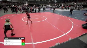 53 lbs Consolation - Caylix Casias, Pikes Peak Warriors vs Kash Conde, Bearcave WC