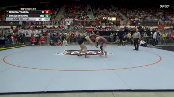 145 lbs Cons. Round 2 - Mikayla Ybarra, Wellington HS vs Shaelynn Smail, Paola Hs