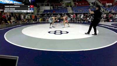 190 lbs Cons. Rd Of 64 - Yanni Drapaniotis, NY vs Aidan Kranz, SD