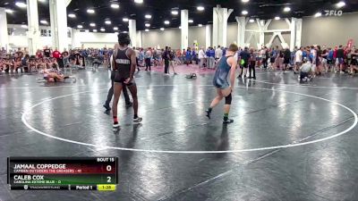 150 lbs Round 4 (8 Team) - Jamaal Coppedge, Camden Outsiders The Greasers vs Caleb Cox, Carolina Exteme Blue