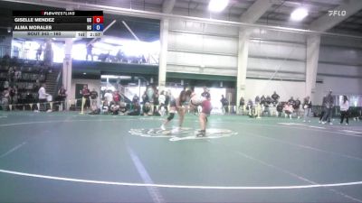160 lbs Cons. Round 4 - Giselle Mendez, University Of The Cumberlands vs Alma Morales, Hiram College