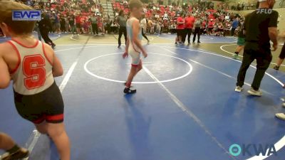 76 lbs Round Of 16 - Kace Moore, Collinsville Cardinal Youth Wrestling vs Aiden Yeager, Salina Wrestling Club