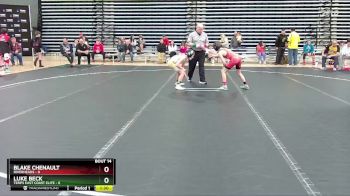 76 lbs Round 3 (10 Team) - Luke Beck, Terps East Coast Elite vs Blake Chenault, Riverheads