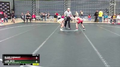 76 lbs Round 3 (10 Team) - Luke Beck, Terps East Coast Elite vs Blake Chenault, Riverheads