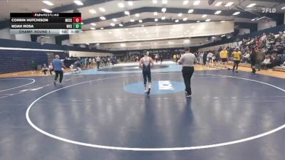 133 lbs Champ. Round 1 - Corbin Hutchison, Messiah vs Noah Rosa, Wilkes