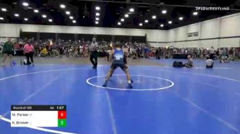 132 lbs Prelims - Michael Parker, WI vs Kole Brower, IL