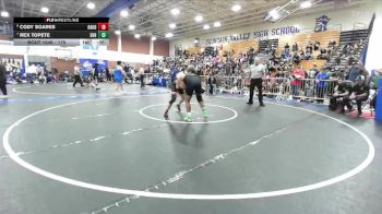 175 lbs 3rd Place Match - Cody Soares, Oakdale vs Rex Topete, South Hills Hs