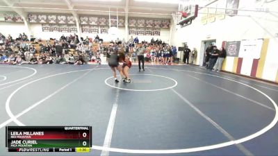 165 lbs Quarterfinal - Leila Millanes, Red Mountain vs Jade Curiel, Mica Mountain