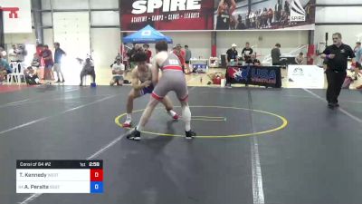 70 kg Consi Of 64 #2 - Tannen Kennedy, Western Colorado Wrestling Club vs Alec Peralta, Southern Illinois Regional Training Center