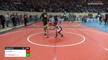 46 lbs Prelims - Keyvon Wyatt, Perkins vs Kaden Thompson, Watonga Blaine County Grapplers