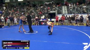 130 lbs Quarterfinal - Riley Watts, IA vs Trey Neith, PA